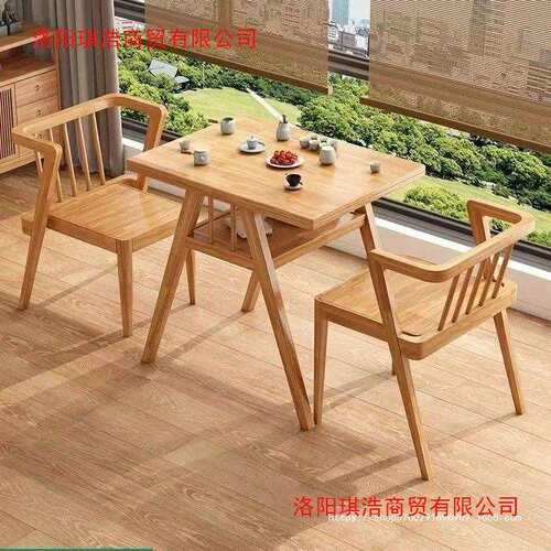 实木阳台桌椅三件套组合茶桌休闲椅子家用喝茶小户型简约一桌二椅