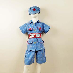 正品儿六小红战军演出服中小学生八路军抗红歌合唱童节日表演舞蹈