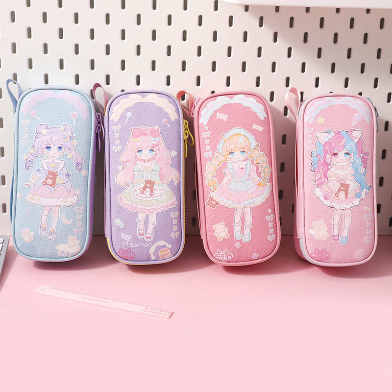 本星卡通小学生笔袋儿童文具盒可爱女生笔袋大容量创意铅笔盒批发