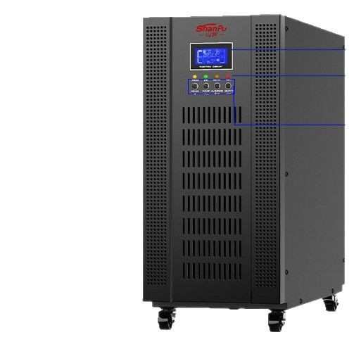山埔ups不间断电源高频在线式10-30KVA大功率机房工业备用ups电源
