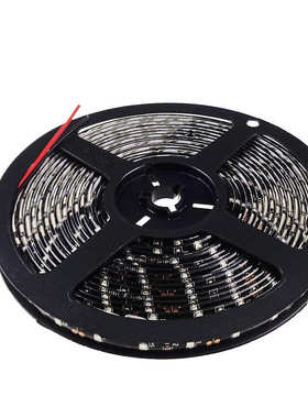 12V灯带led3528贴片黑色底板地摊软灯条滴胶5米300灯柜台灯箱装饰