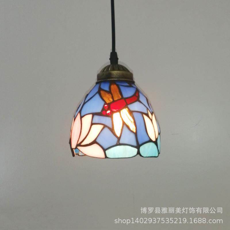 海复古田地中创意宝华蒂凡尼ylm004彩色三玻璃园餐厅吧台走廊过道