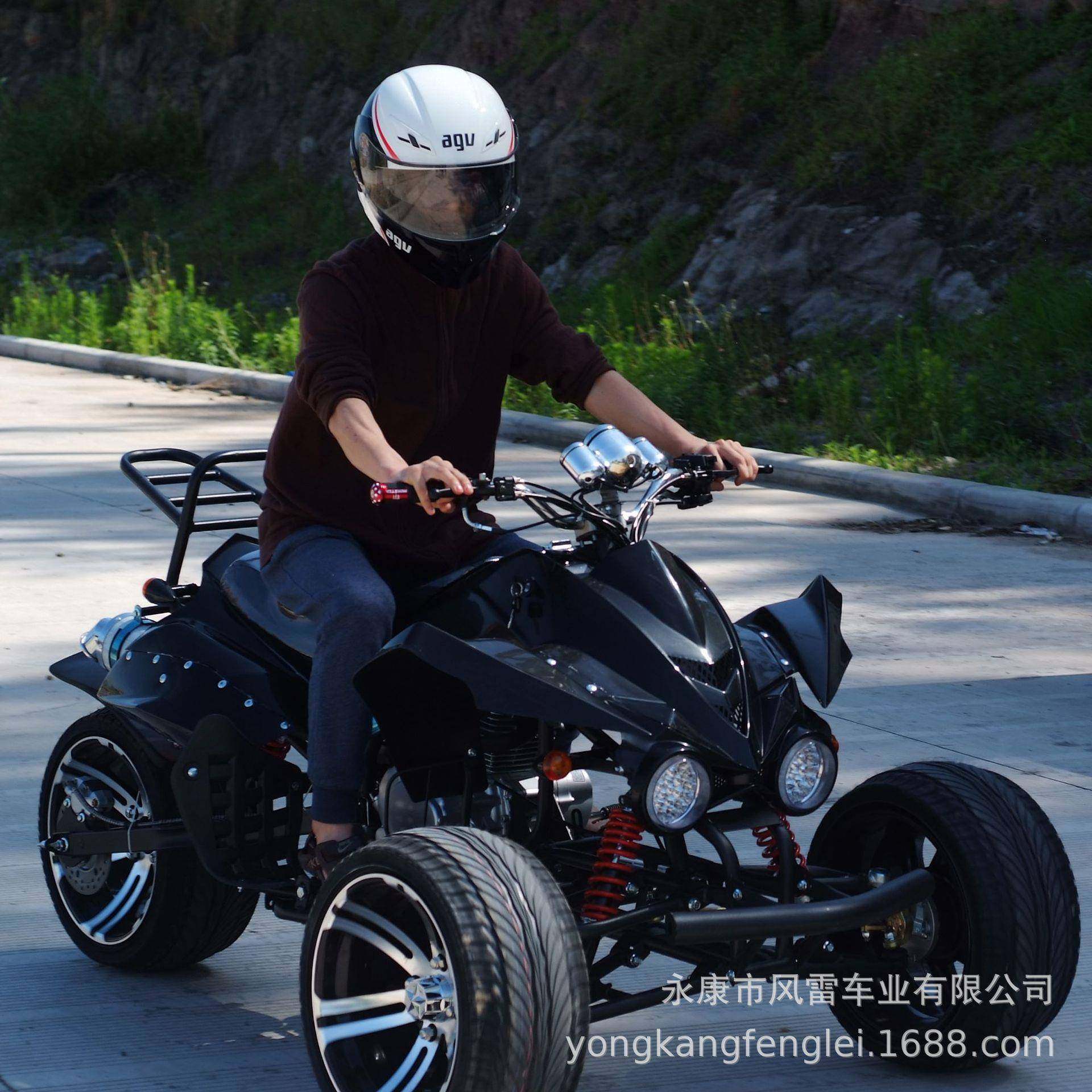 倒三轮公路沙滩车250CC全地形ATV大公牛铝轮摩托车-景区场地出租