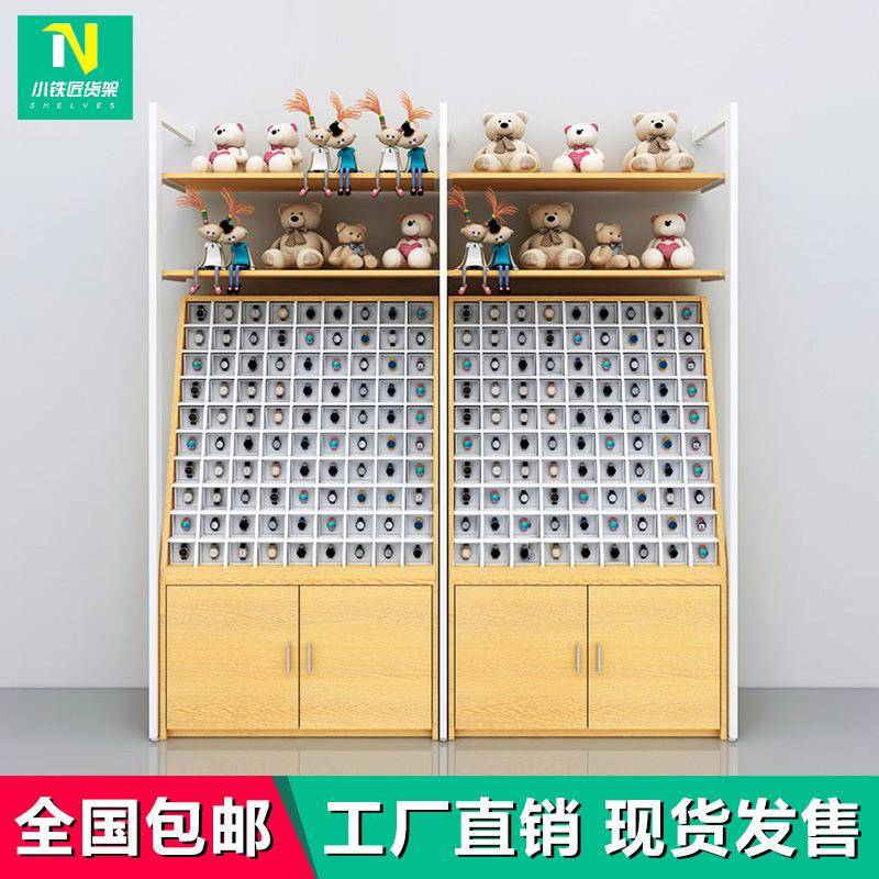 货架手表柜台单面陈列架可拆卸立柱展示架饰品柜收纳储物落地式