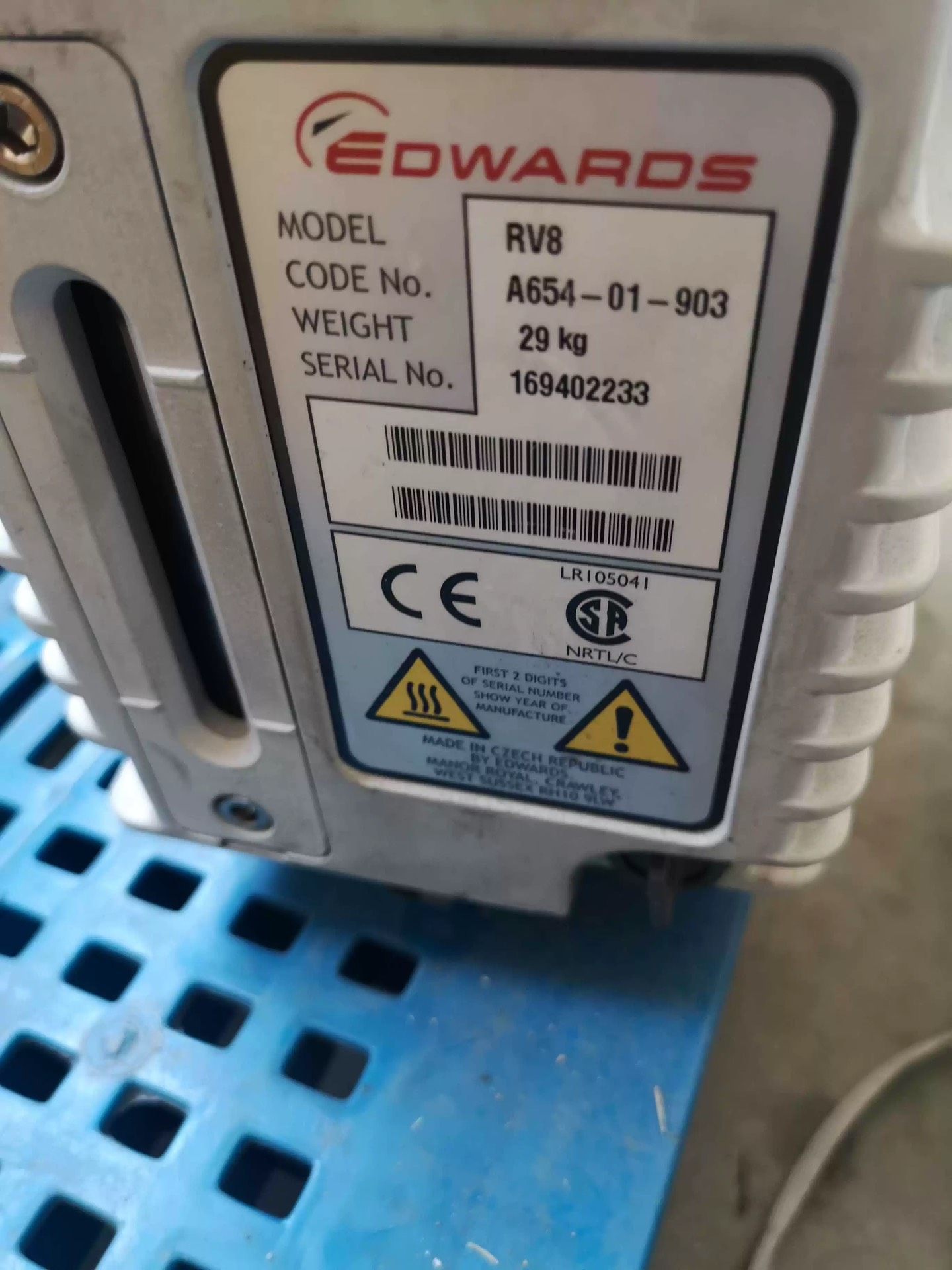 爱德华 RV8真空泵 议价