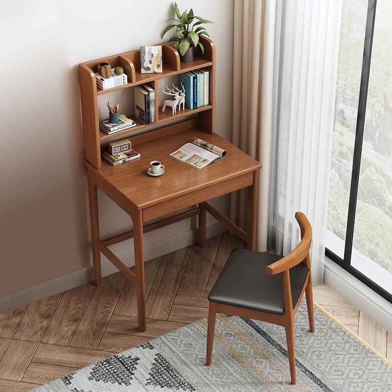 实木书桌60/80cm学生家用学习桌写字台办公书房小户型简易小桌子