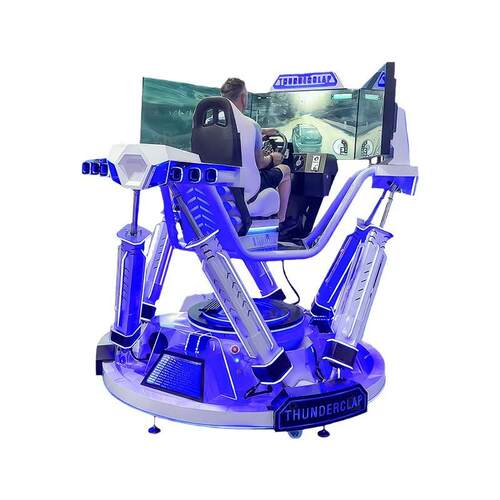 三屏赛车六轴赛车机仿真驾驶模拟器酒驾毒驾vr交通安全一体机设备