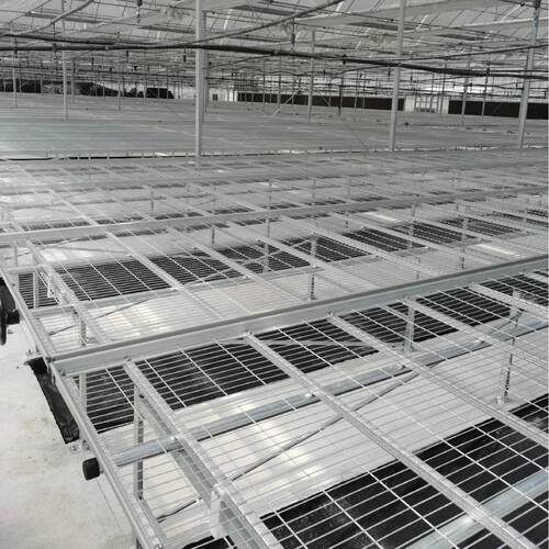 移动苗床温室大棚可移动育苗床种植物花卉无土栽培镀锌架网片工程
