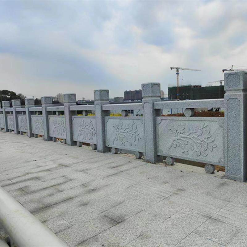 石雕大理石花岗岩石栏杆园林景观浮雕仿古青石护栏大理石桥围栏板