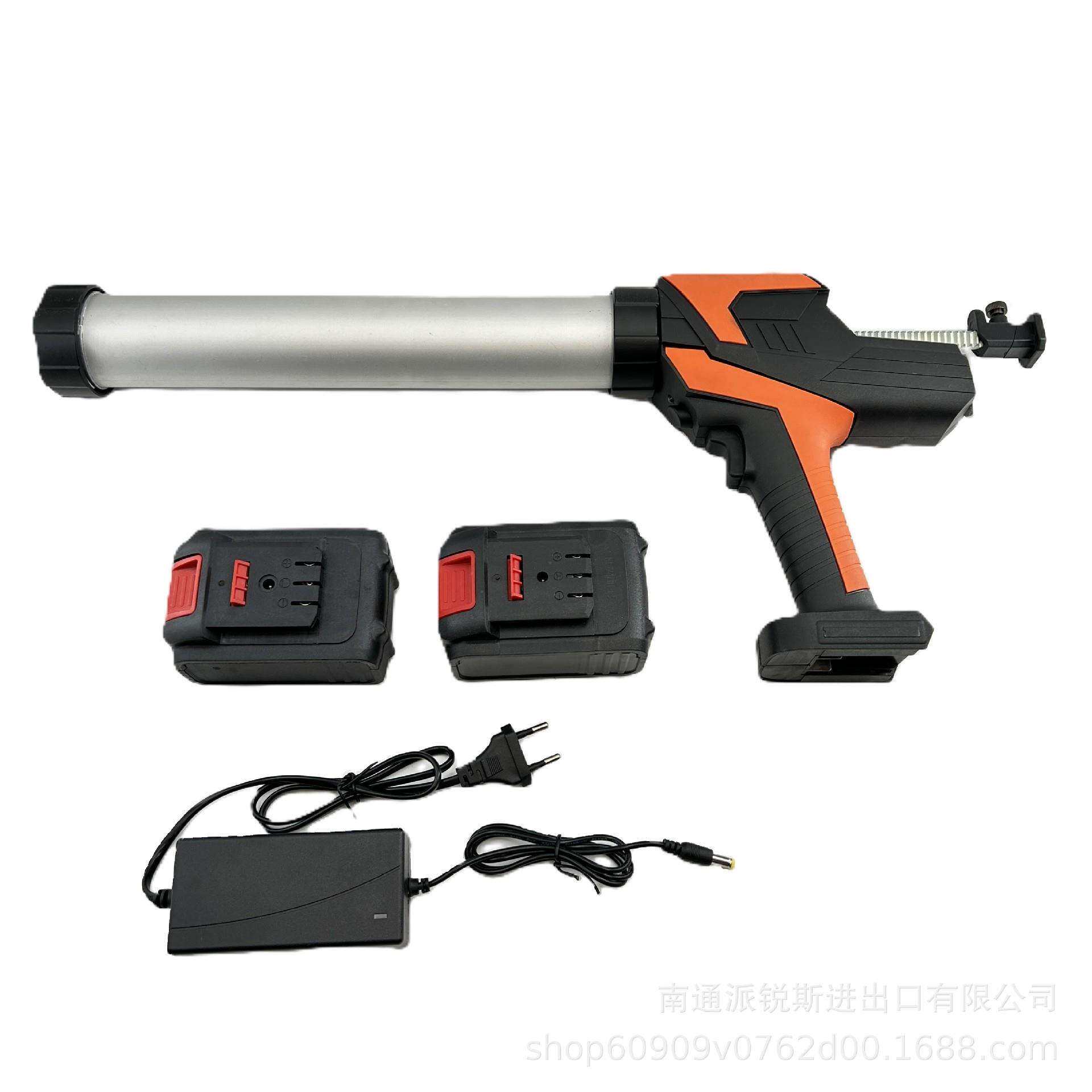新款电动胶枪全自动玻璃胶抢美缝软胶结构胶电动锂电两用打胶枪