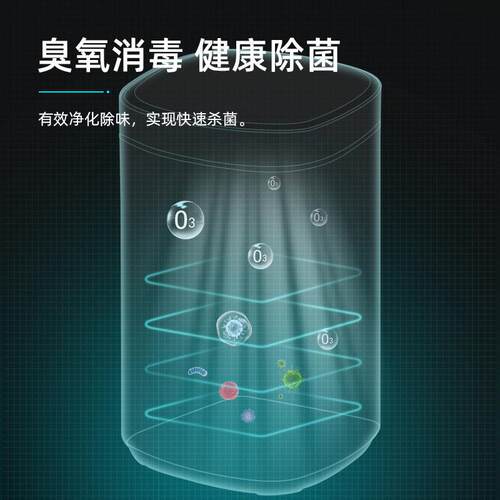 酒店大堂不锈钢智能感应垃圾桶全自动带盖家用客厅卧室创意垃圾桶