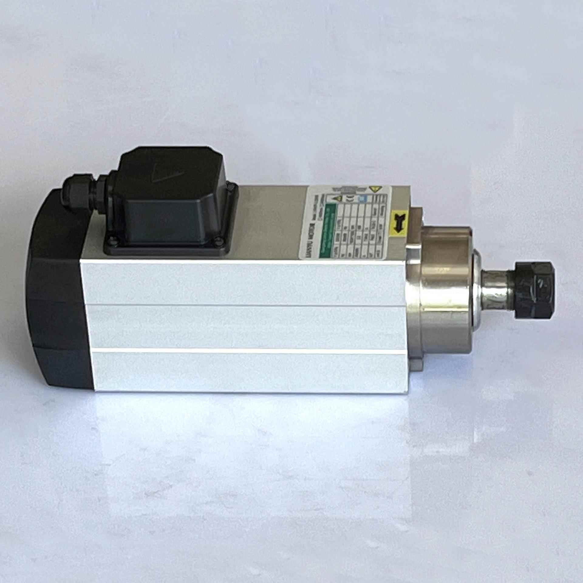 雕刻机主轴高速钻孔2.2kw18000转木工开榫钻孔电机广告雕刻电主轴