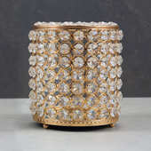 收纳盒筒水晶客厅茶几桌面卷纸轻简约餐巾高档欧式 圆形纸盒创意奢