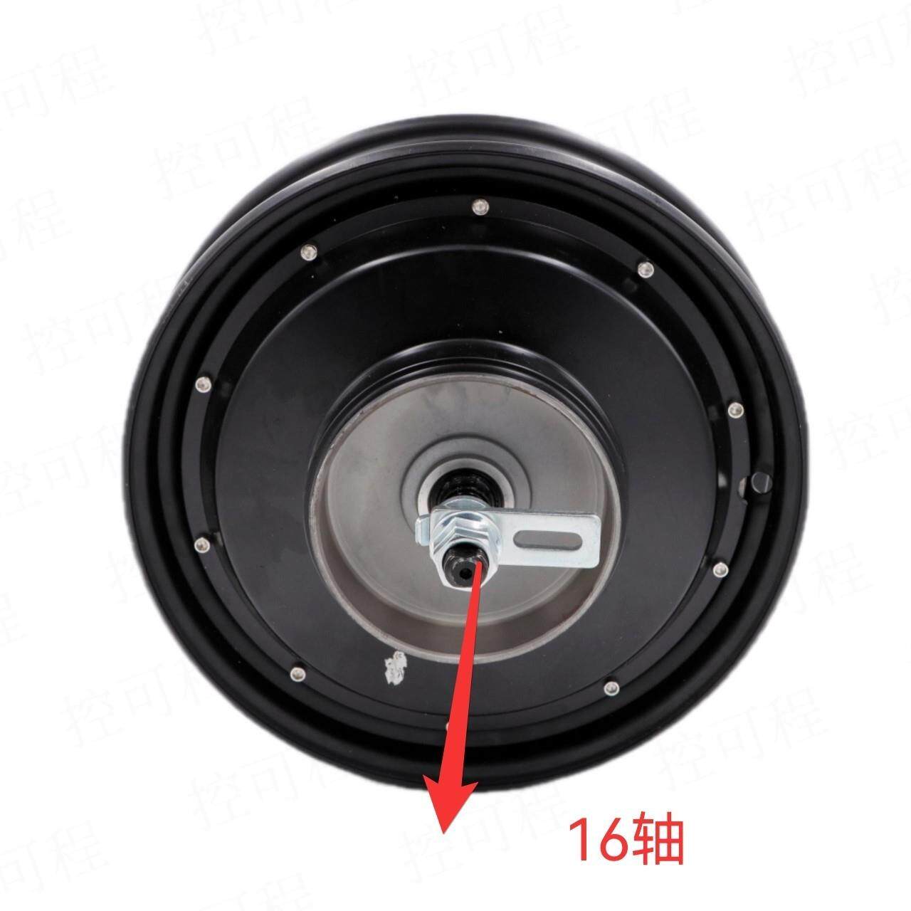安乃达10寸275鼓刹电机 60/72V 1000W 27H（外卖版）假电摩 16轴