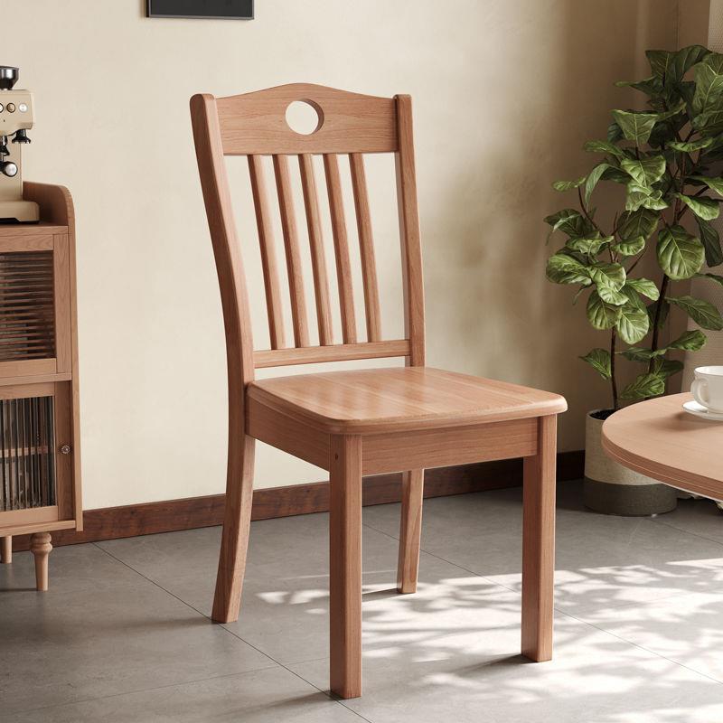 式全实木椅家用餐厅吃饭中靠背椅LDO现代简小约凳子餐椅店餐饭桌