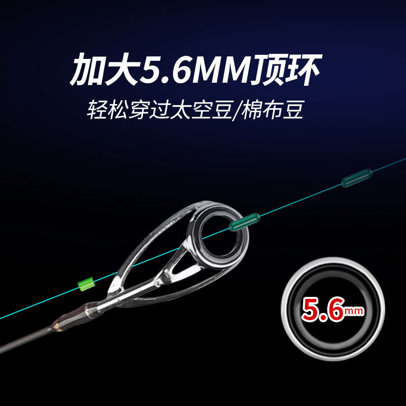 滑漂路亚竿ml快调碳素路滑杆大导环鲫鲤鲢鳙远投大物竿纺车轮套装
