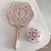 高颜值手持镜随身镜古风汉代蝴蝶云肩伴手礼送闺蜜超好看