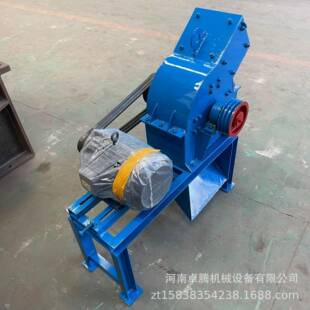 小型工地建筑垃圾砖瓦锤式制沙机煤矸石粉碎机玻璃酒瓶锤式破碎机