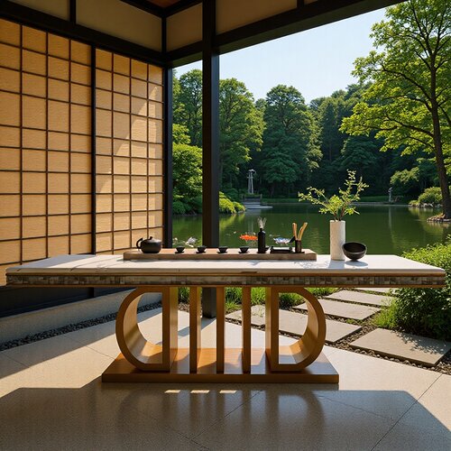 dining table源头工厂意式轻奢不锈钢餐桌椅大长方形现代酒店客厅