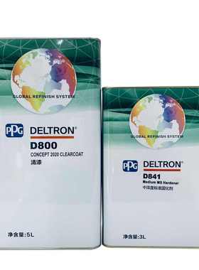 PPGD800清漆套装汽车漆透明面漆达壮划痕高硬度高亮度清漆