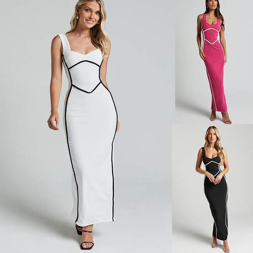 Women's vest, pencil lead skirt, tight fitting hip hugging