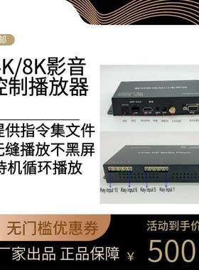 RS232/485串口控制科技馆集成中控电脑指令UDP触发展馆4K广告盒