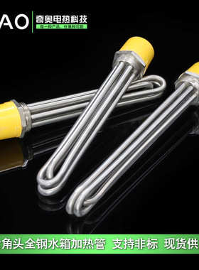 m58锅炉螺纹不锈钢寸220v380v法兰六角棒加热管2水箱紫铜电热dn50