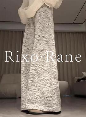 法国Rixo Rane 气质出场?法式小香风格纹阔腿裤宽松慵懒感松弛裤