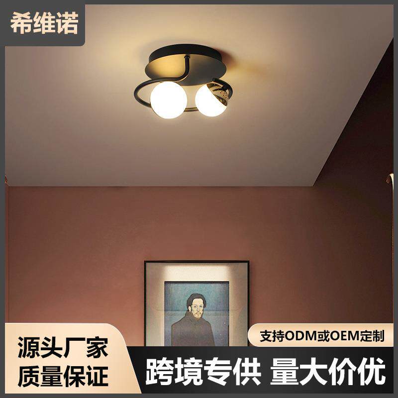 跨境爆款北欧艺术创意大气吊灯饭厅吧台客厅灯个性餐厅led楼梯灯