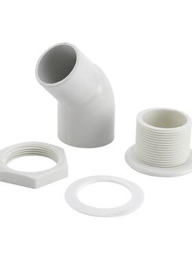 冷库冷机水弯头冷机蒸发冻器AEI出水口接头吊顶风机排管水风口下