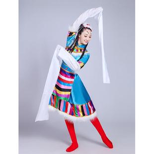 少1蒙数藏民族服饰成人古族中国风表 女209新款 正品 族舞蹈演出服装