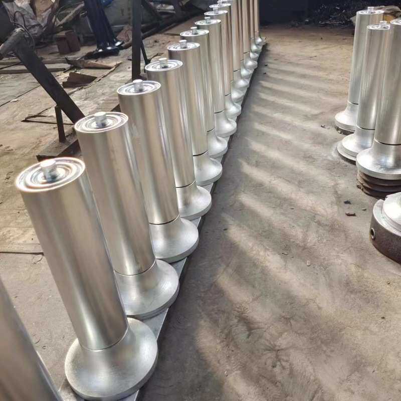 托辊心托皮带头矿用辊三托摩擦厂家摩擦输送机喇叭口辊煤调联调偏