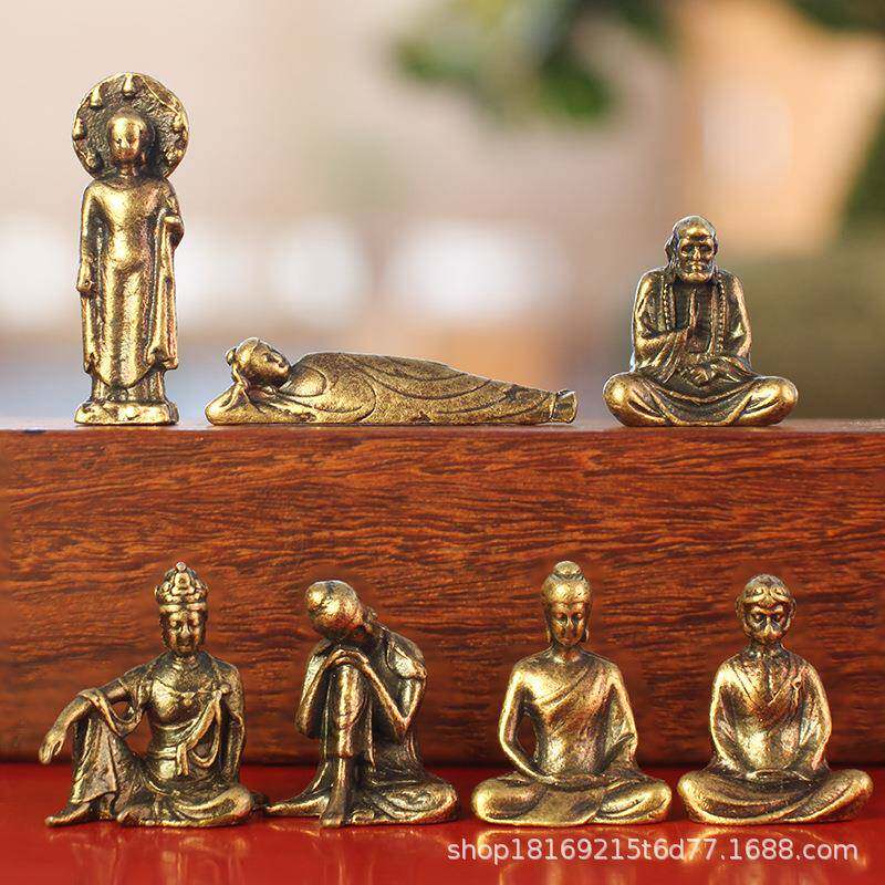 微缩小船摆件铜船微景观小船模型沙盘渔船盆景小摆件鱼缸造景小舟