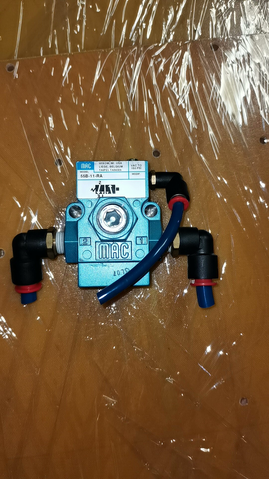 美国MAC气控阀 55B-11-RA  VAC TO 150