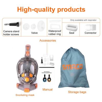 Full Face Snorkel Mask Snorkeling Gear For Ad 新款潜水面罩