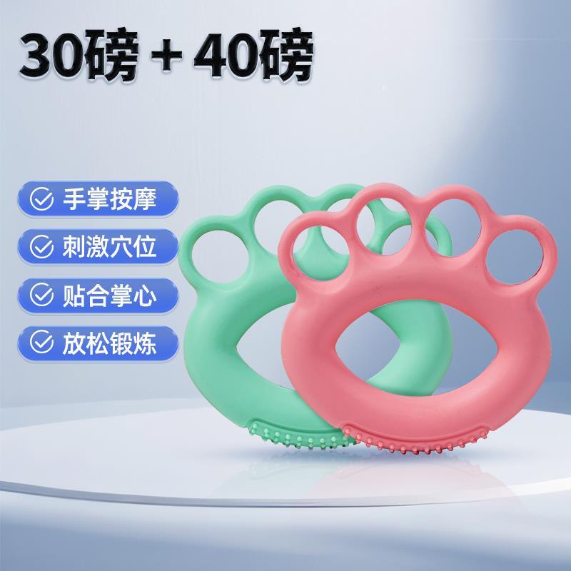 正品握力复力器康训练老年人手部胶手指力量锻炼中风偏瘫康复硅握