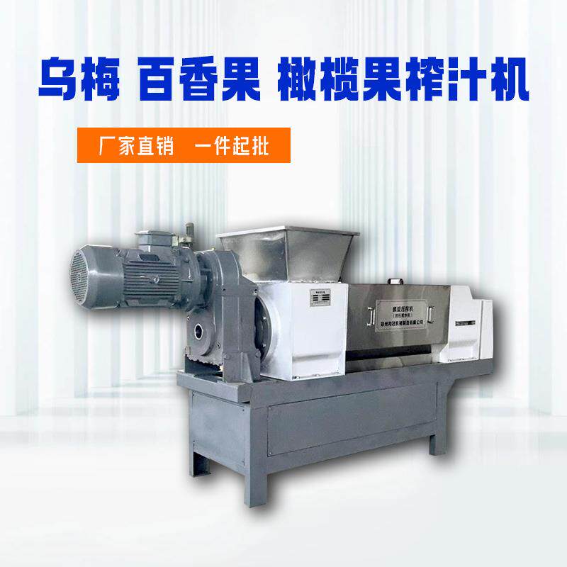 新型畅销乌梅百香果橄榄果榨汁机 水果蔬菜压榨机脱水机源头厂家