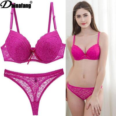 Sexy lace bra set super gathered ladies bra underwear