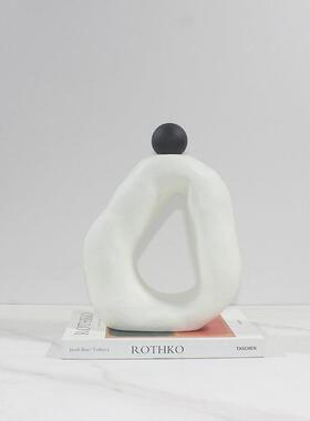 现代创意简约艺术摆件酒柜客厅装饰样板间书柜软装摆设北欧风格