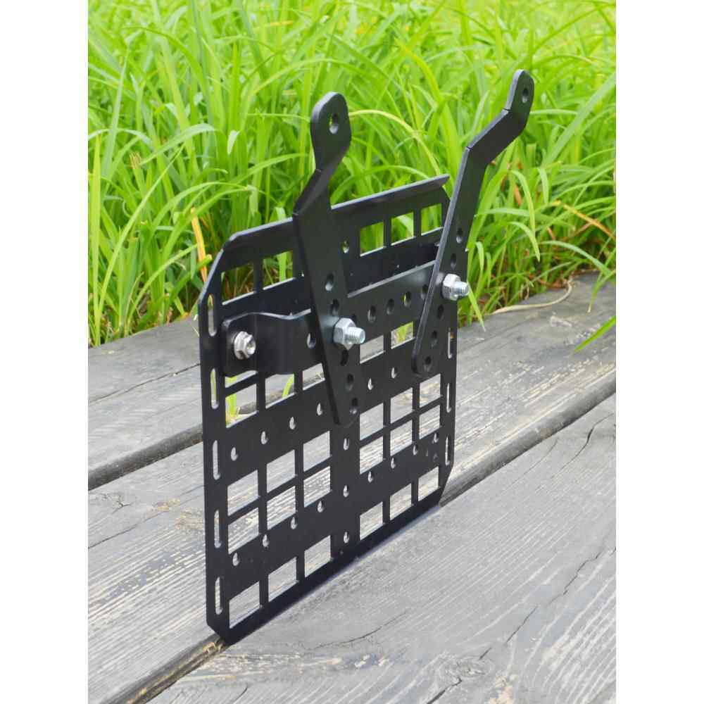 摩托车边箱支架战术边包拓展架侧边扩展油箱摩旅改装电动车挂载板