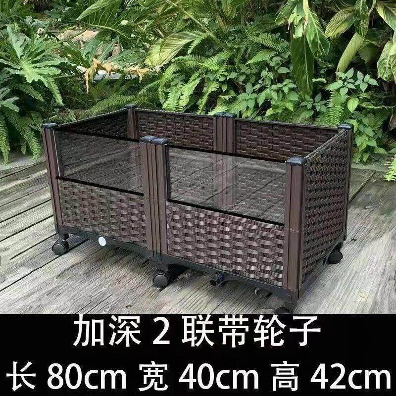室内户外养龟专用箱水陆两栖生态缸乌龟缸家用景观箱黄缘龟养殖箱