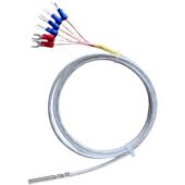 六线双Pt100热阻双组温度探头Pt1000铂电阻精密温度传感器