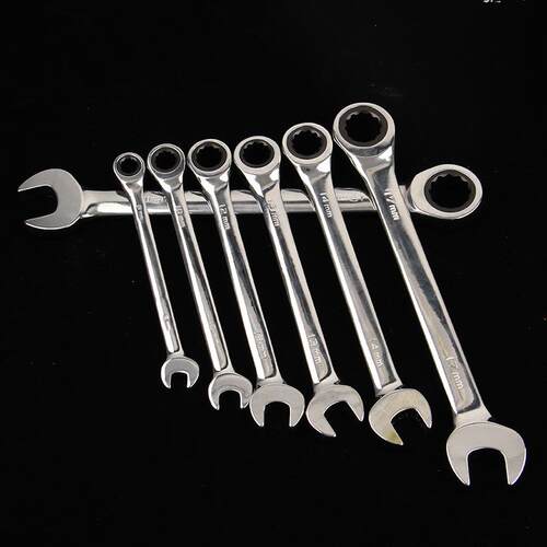 棘轮扳手组套两用扳手棘轮扳手套 7件套扳手套装棘轮扳手工具手动