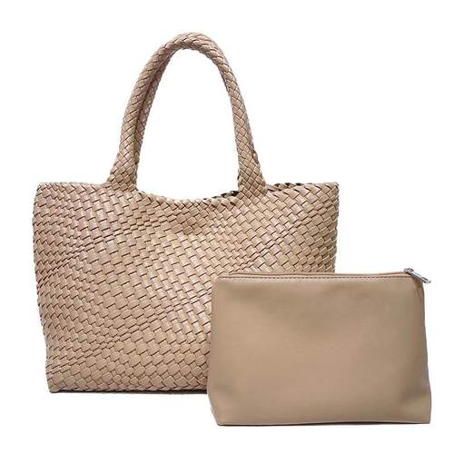 Handmade woven bag, large capacity tote bag, women's bag,