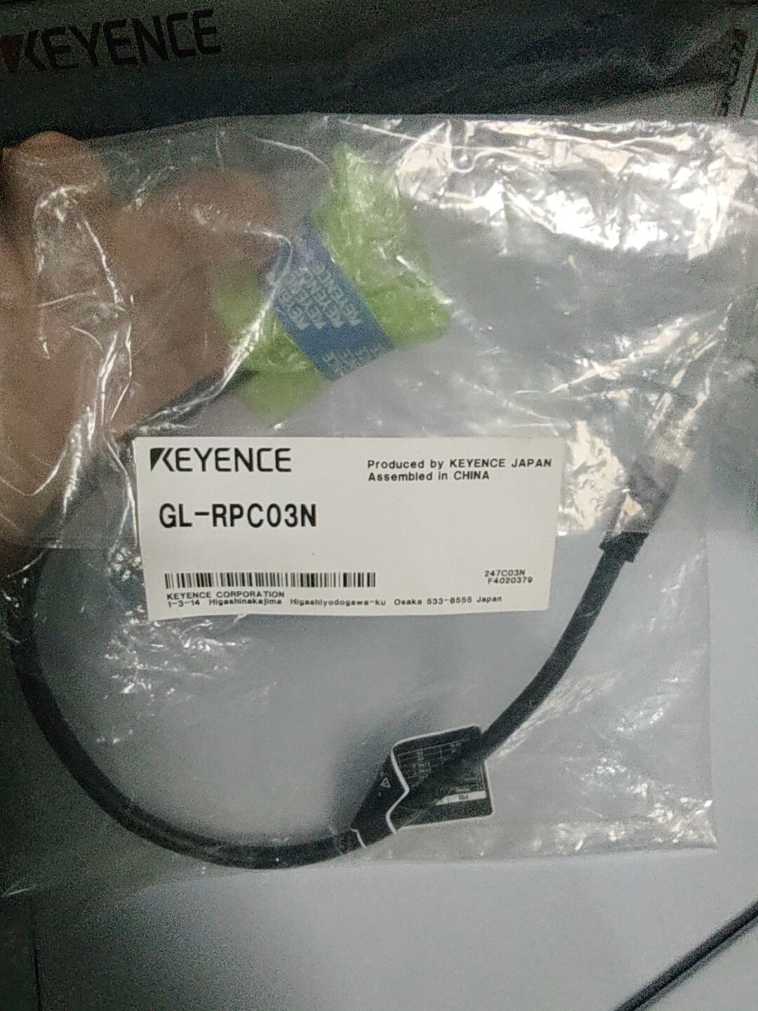 KEYENCE基恩士安全光幕线GL-RPC03N GL-RP