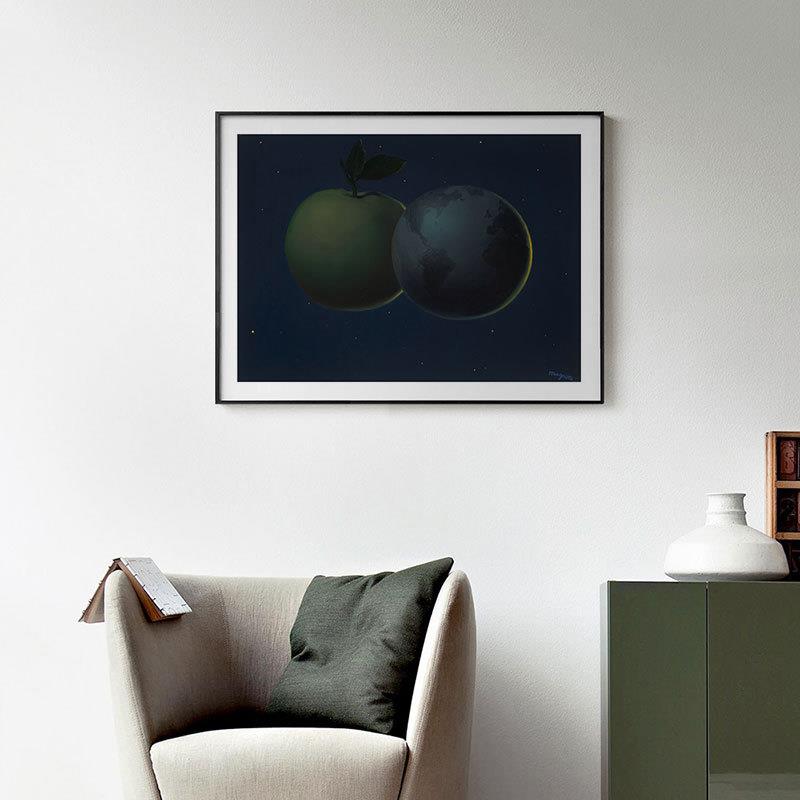 马格里《心弦画》超特实主义现装饰画客CSS厅玄关挂酒吧民宿无框