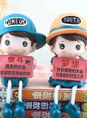 现代简约轻奢人物摆件创意个性客厅电视柜家居软装饰柜艺术品摆设