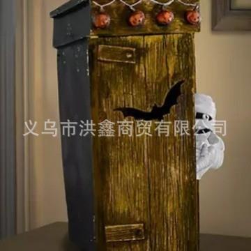 跨境爆款Outhouse Mummy Animated Decor 厕所木乃伊户外动画装饰