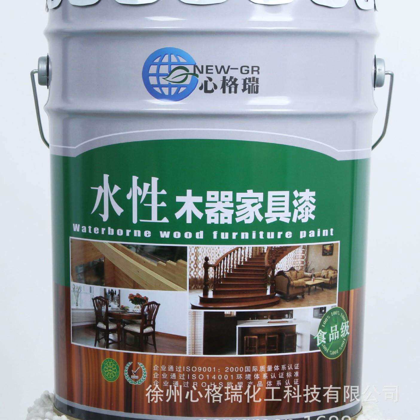 厂家心格瑞木器室内门水性金漆家用无味木漆门窗银色漆