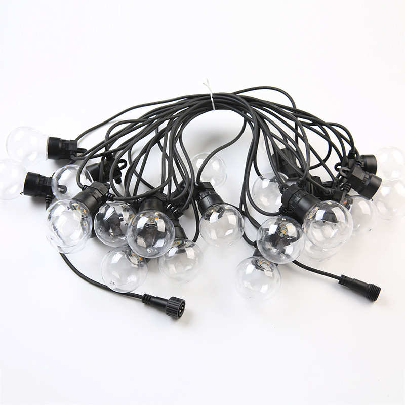 灯灯串球串装饰泡g50串跑马灯彩灯节日婚礼户外防水庭院led